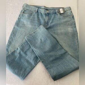 NWT Eddie Bauer Women’s Boyfriend Midrise Slim Light Wash Jeans Sz14